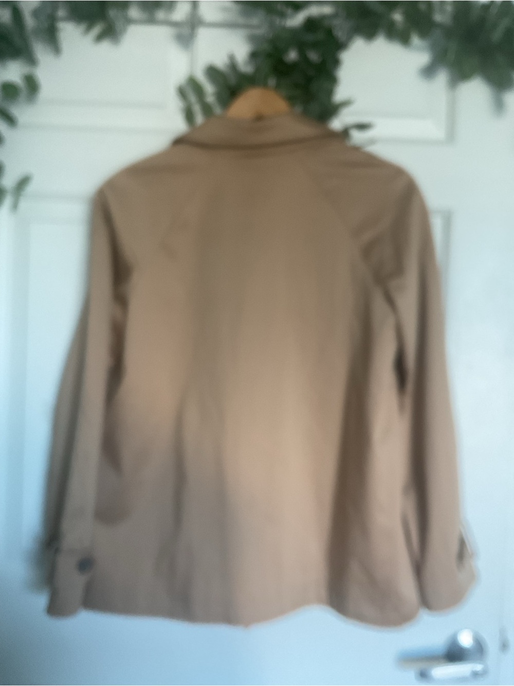 Jones New York Camel Double-Breasted Trench Coat - Picture 5 of 11